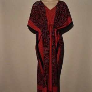 J Gee Kaftan Bohemian Hippie Dress Cover-Up